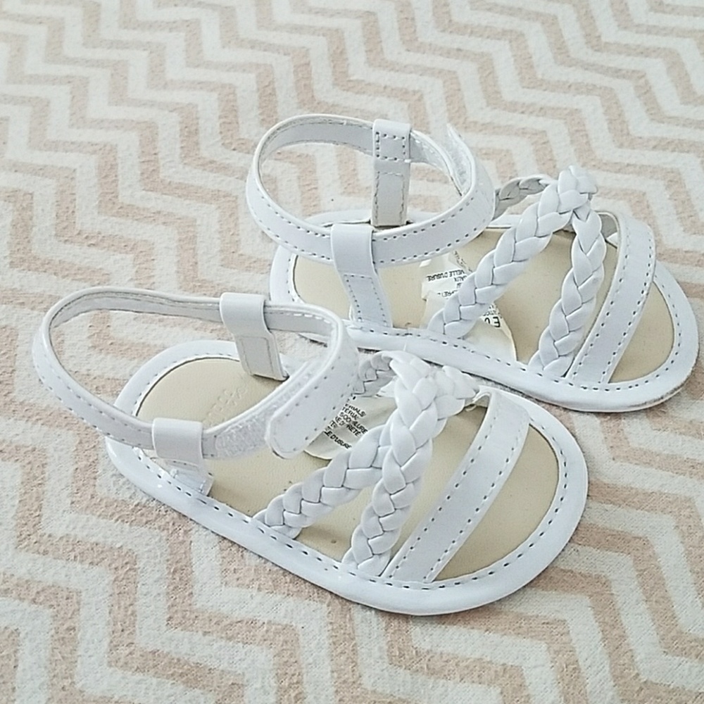 Gymboree Baby Girl Braided Sandal Crib Shoe